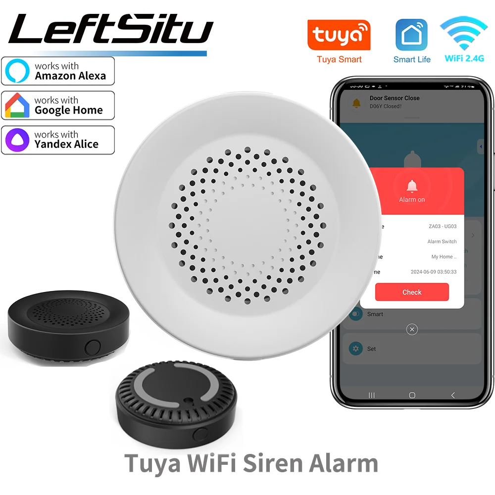 Tuya wi-fi сирена сигнализация