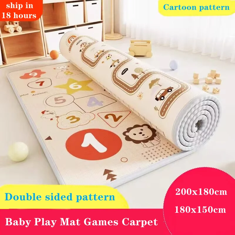 Утолщенный детский игровой коврик epe 1 см/0