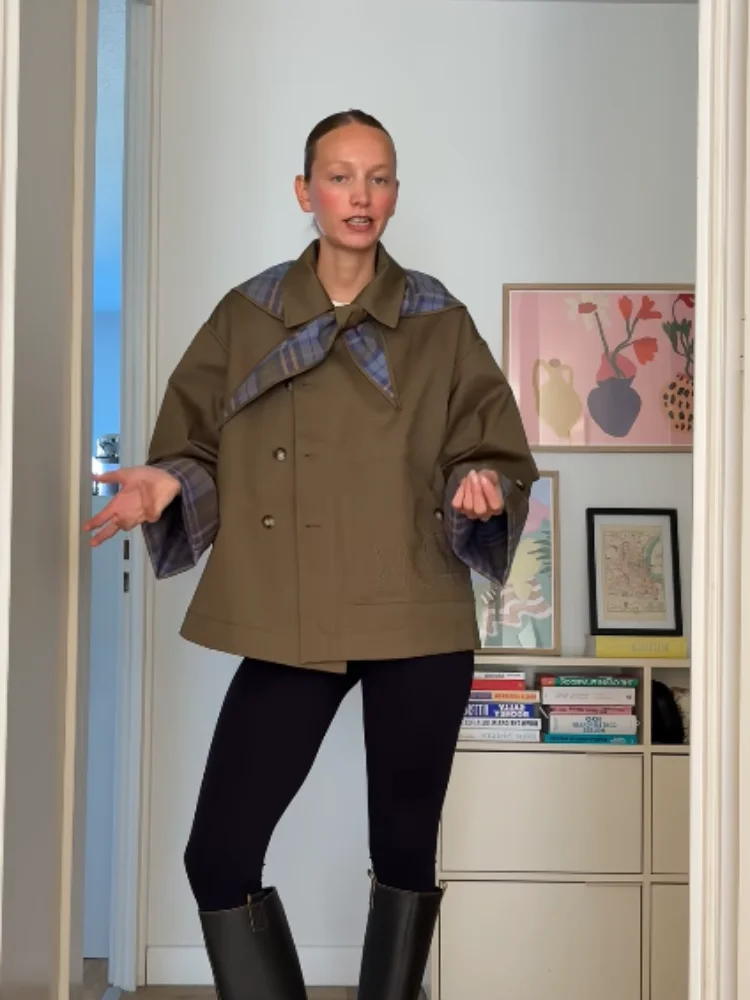 Стильное двустороннее пальто - Фотография_4