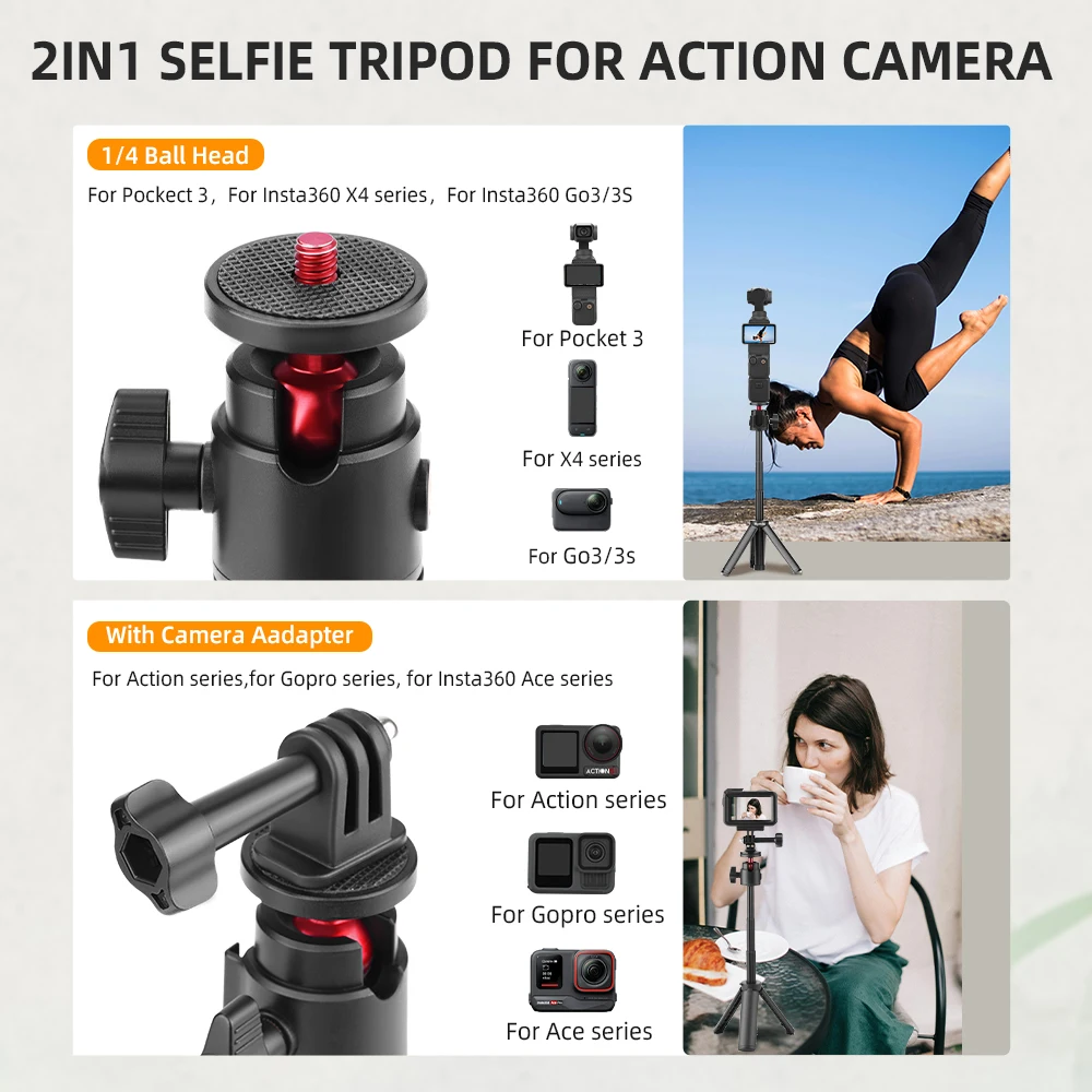 Для insta360 x4 x3 ace pro 2 dji action 5 4 pro pocket 3 gopro - Фотография_2