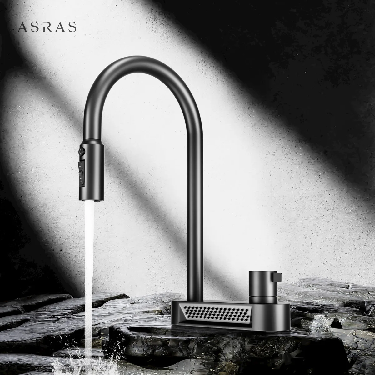 Asras 304 кухонный смеситель из нержавеющей стали
