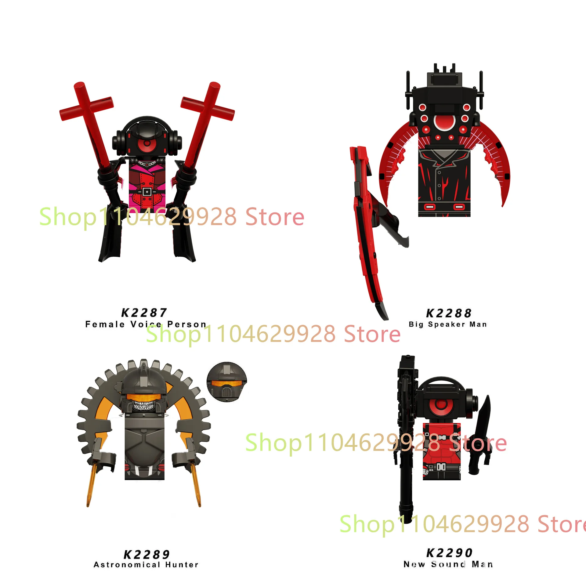 Kdl skibidi, фигурки туалетного человека - Фотография_3