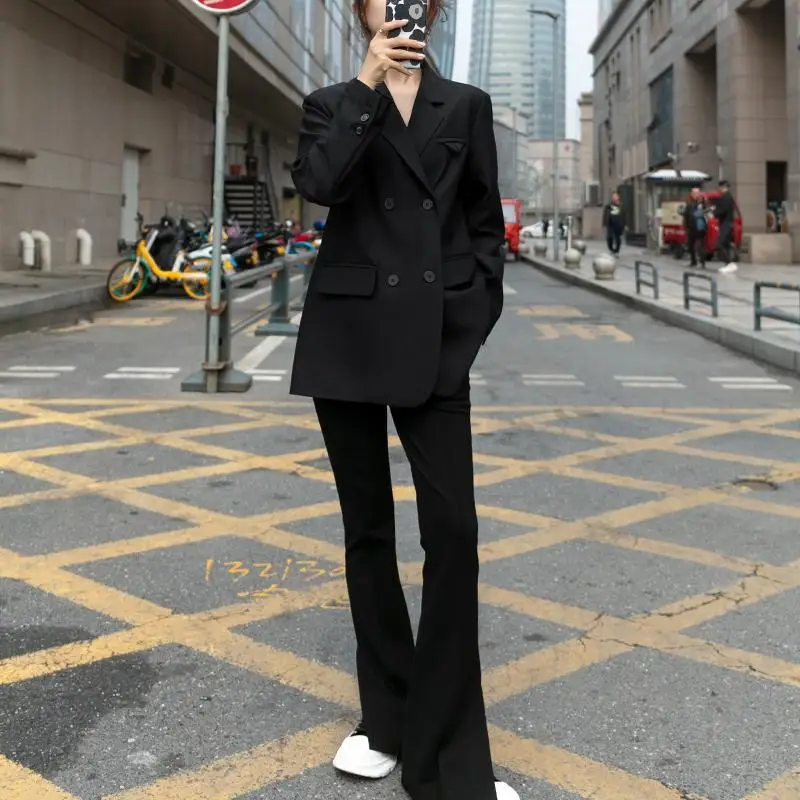 Новый осенний белый пиджак для женщин - Фотография_5