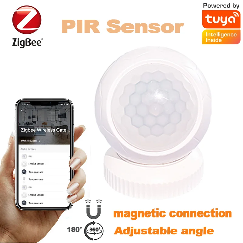 Магнитный pir-детектор tuya zigbee