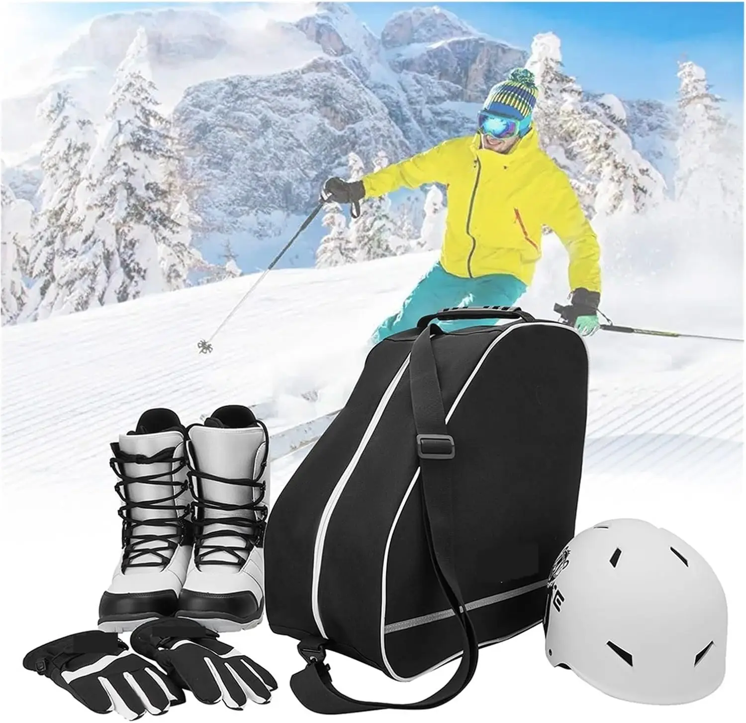 Зимняя сумка для зимних лыжных ботинок - Фотография_5