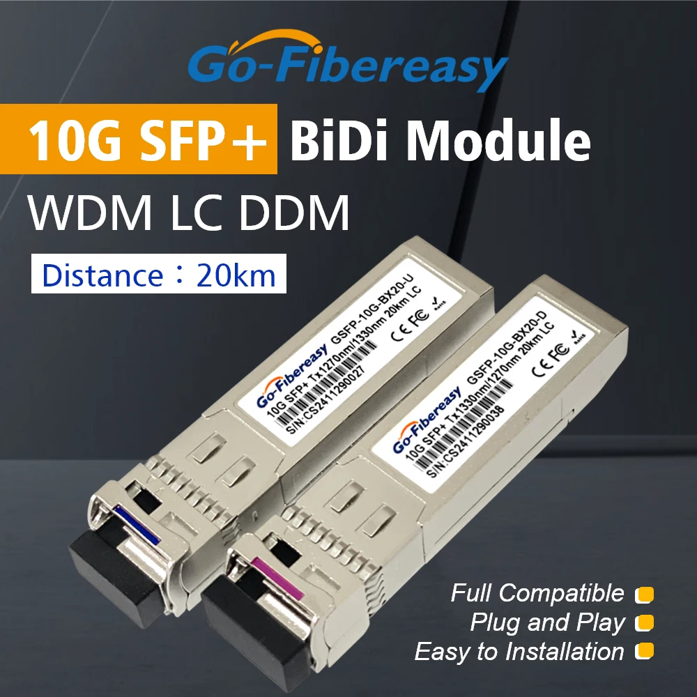 Sfp 10 гб bidi lc wdm модуль 10