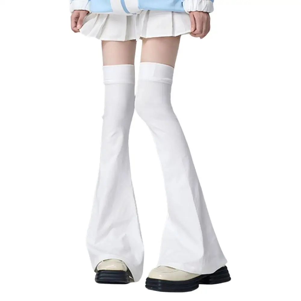 Утягивающие гольфы выше колена с манжетами в форме рога