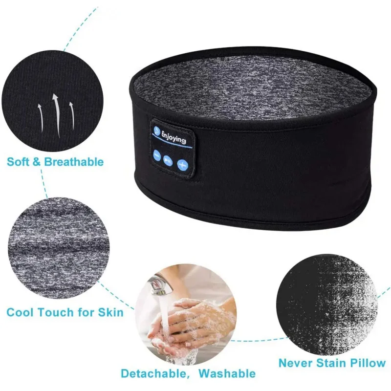 Маска для сна, bluetooth наушники для сна - Фотография_5