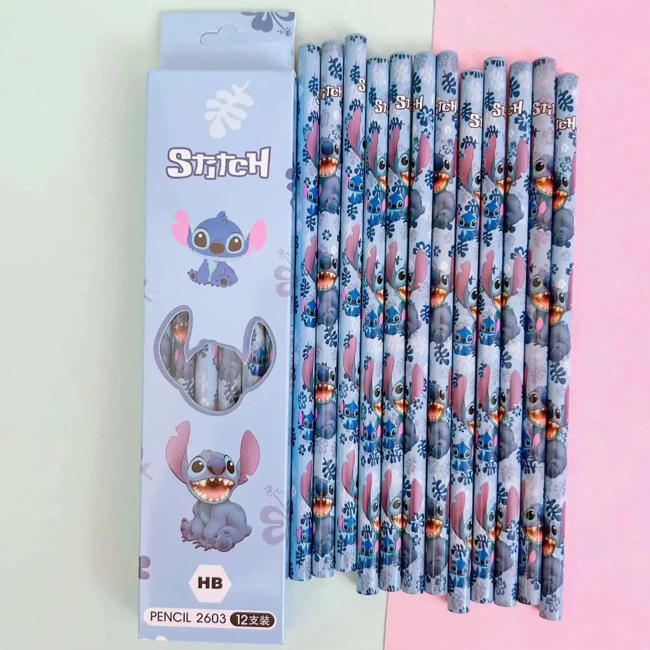 Карандаш в стиле аниме disney stitch - Фотография_3