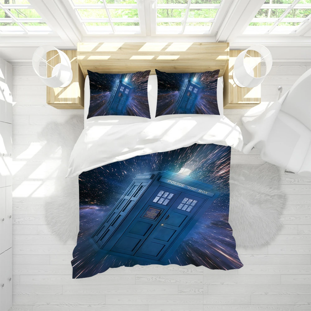 Набор пододеяльников с логотипом d-doctor movie w-who - Фотография_2