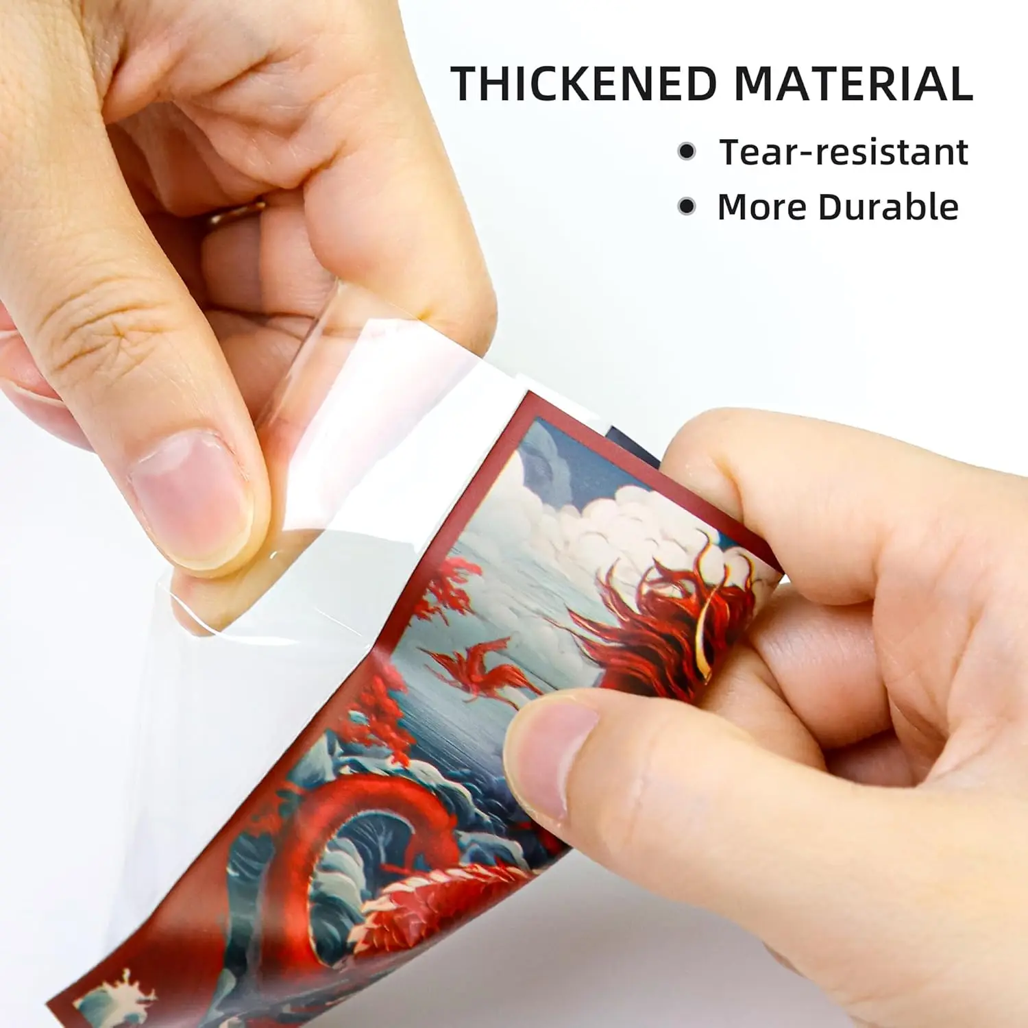 Защитные рукава с красочным принтом дракона - Фотография_6