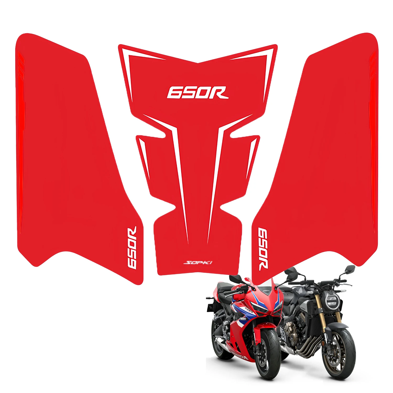 Наклейка на накладку бака для cb650r cbr650r теплоизоляция - Фотография_6