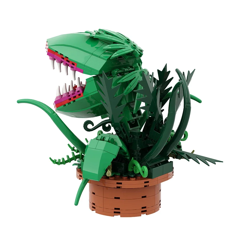 Gobricks moc горшечные растения cannibal flowers - Фотография_4
