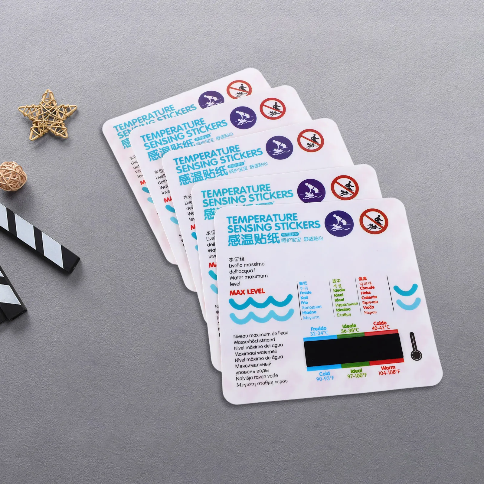 Наклейка на термометр для детской ванны - Фотография_3