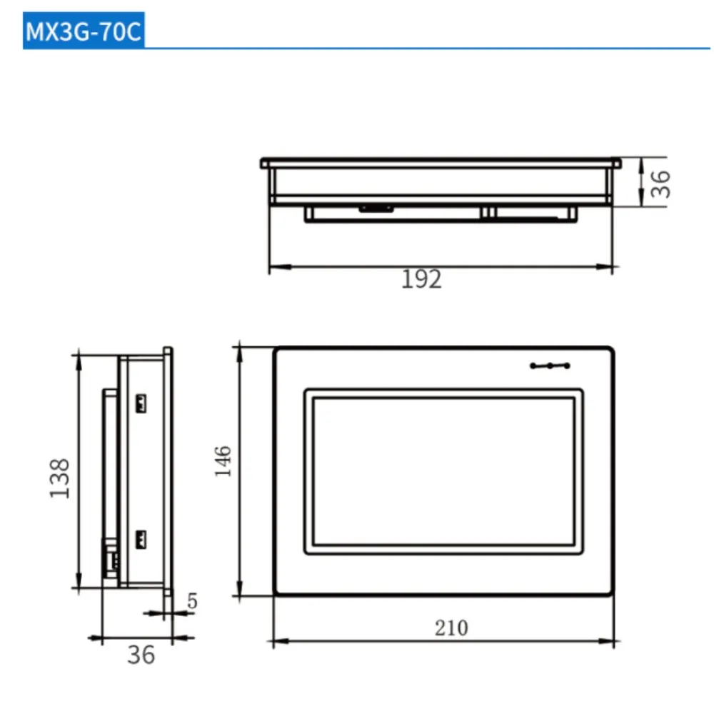 Дюймов hmi plc все-в-одном mx3g-43c/70c - Фотография_6
