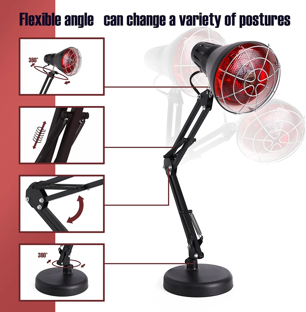 Инфракрасная массажная лампа с подогревом - Фотография_4