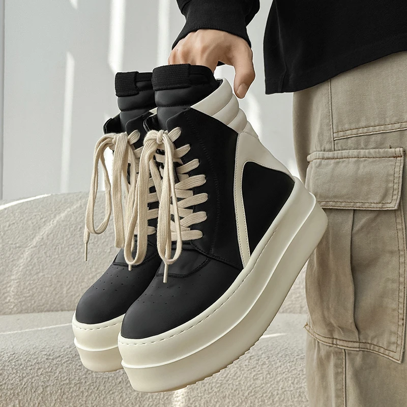 Ботинки унисекс на платформе с - Фотография_4