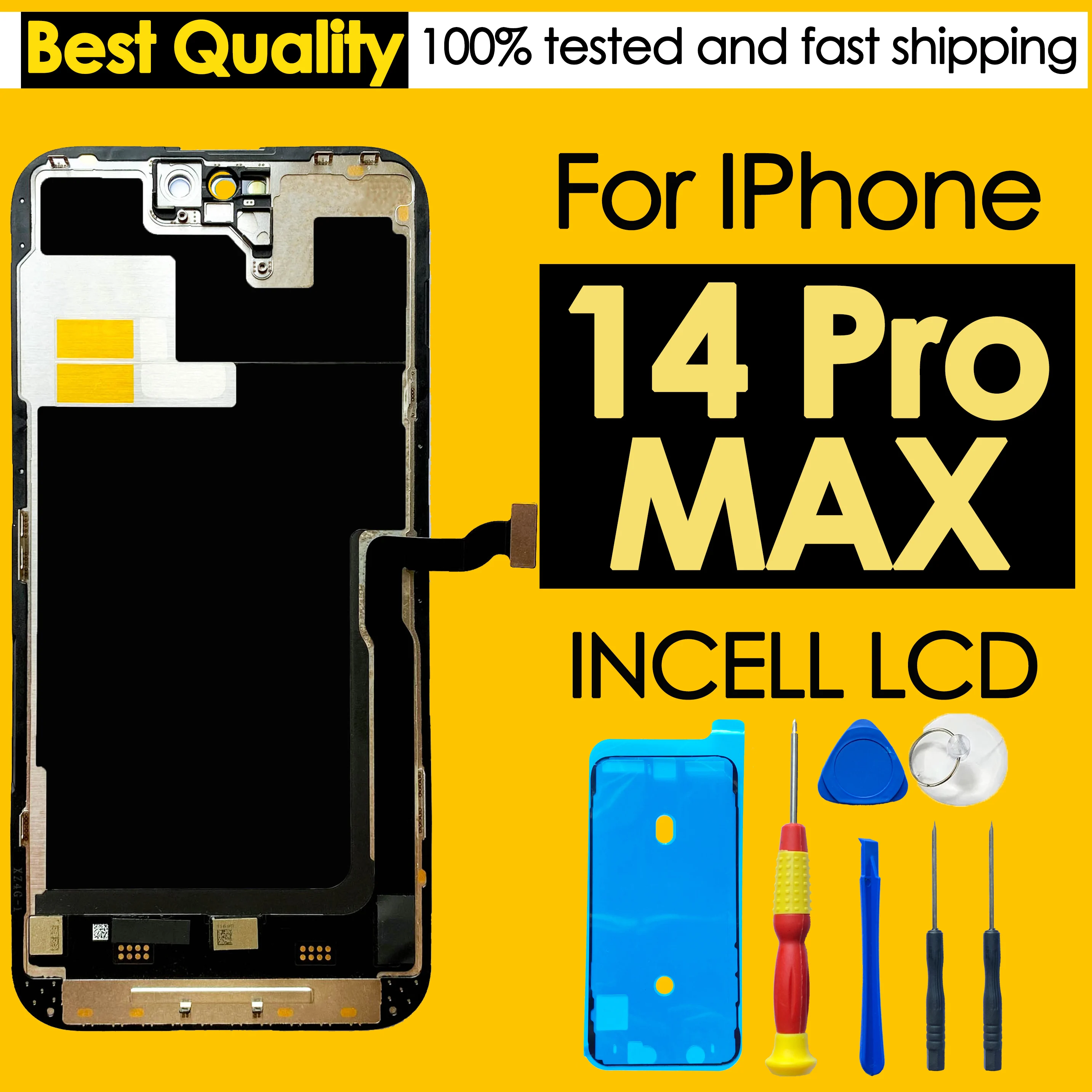 Высококачественный жк-дисплей aaa incell для iphone 14 pro max