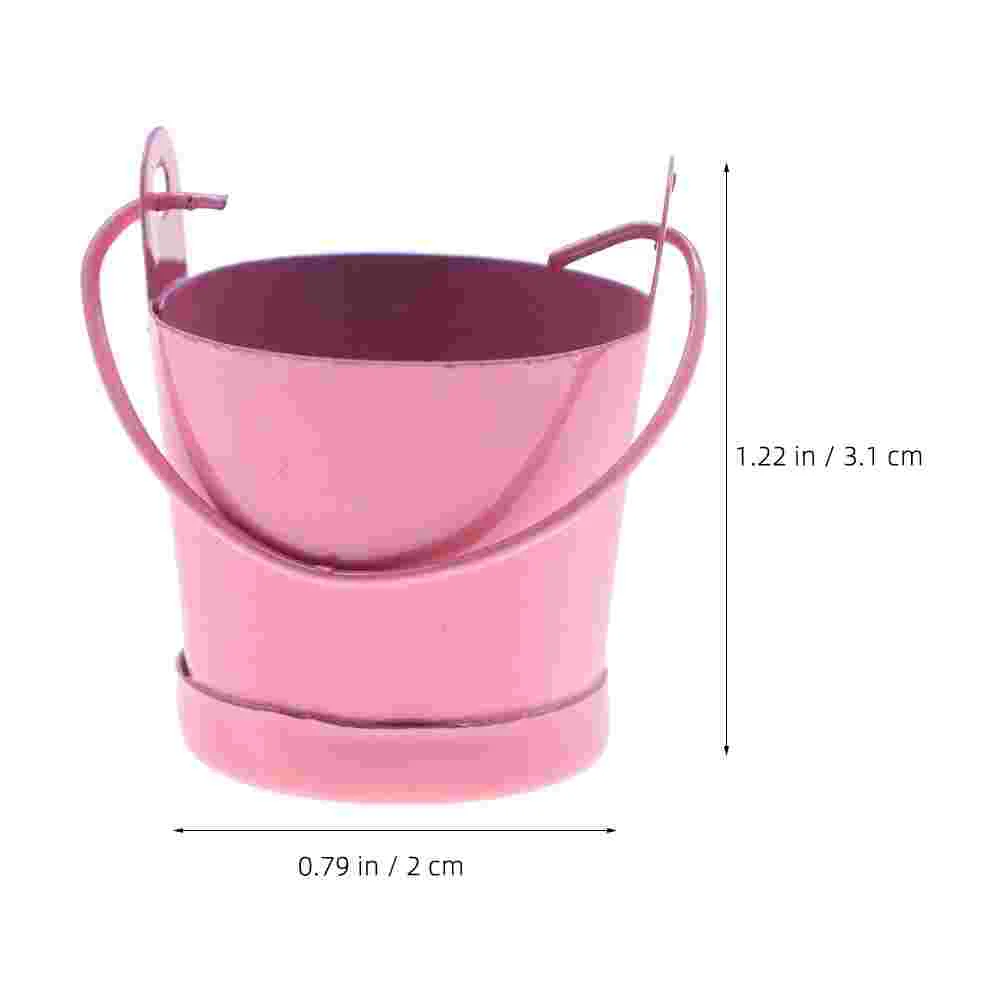 Ведро мини оловянная ваза для цветов - Фотография_4