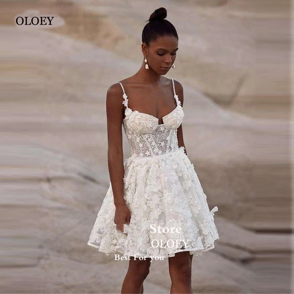 Oloey, изысканные короткие свадебные платья