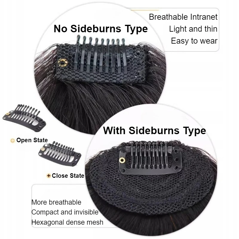 100% человеческие волосы на заколке - Фотография_5