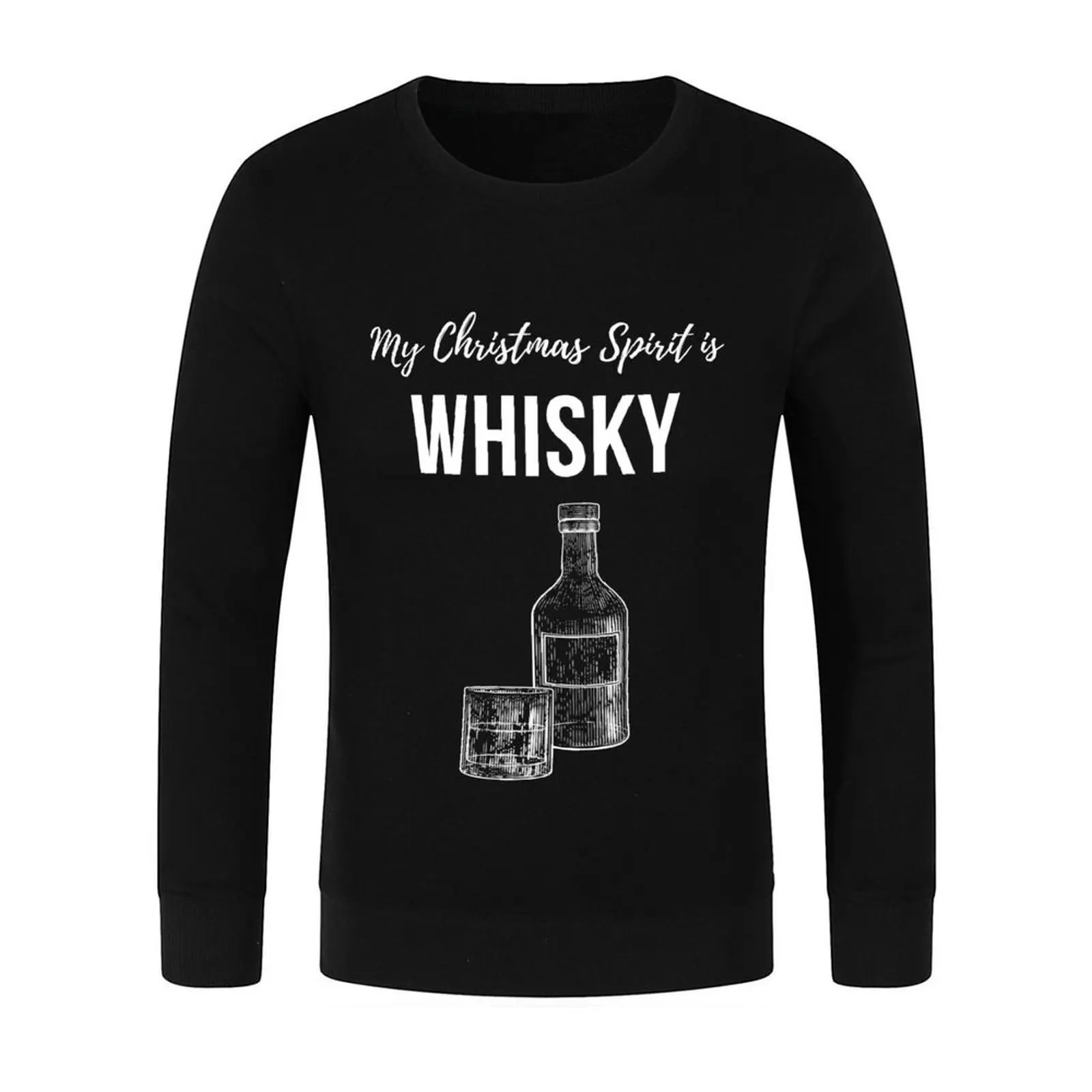 Пуловер my christmas spirit is whisky - Фотография_2