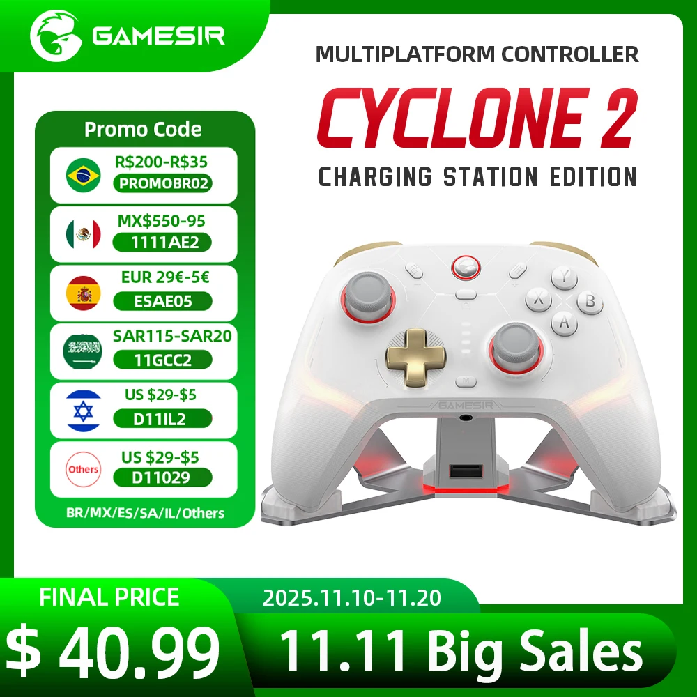 Беспроводной профессиональный контроллер gamesir cyclone 2