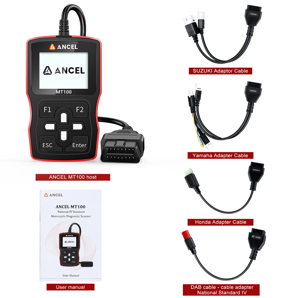 Ancel mt100 сканер для мотоциклов - Фотография_6