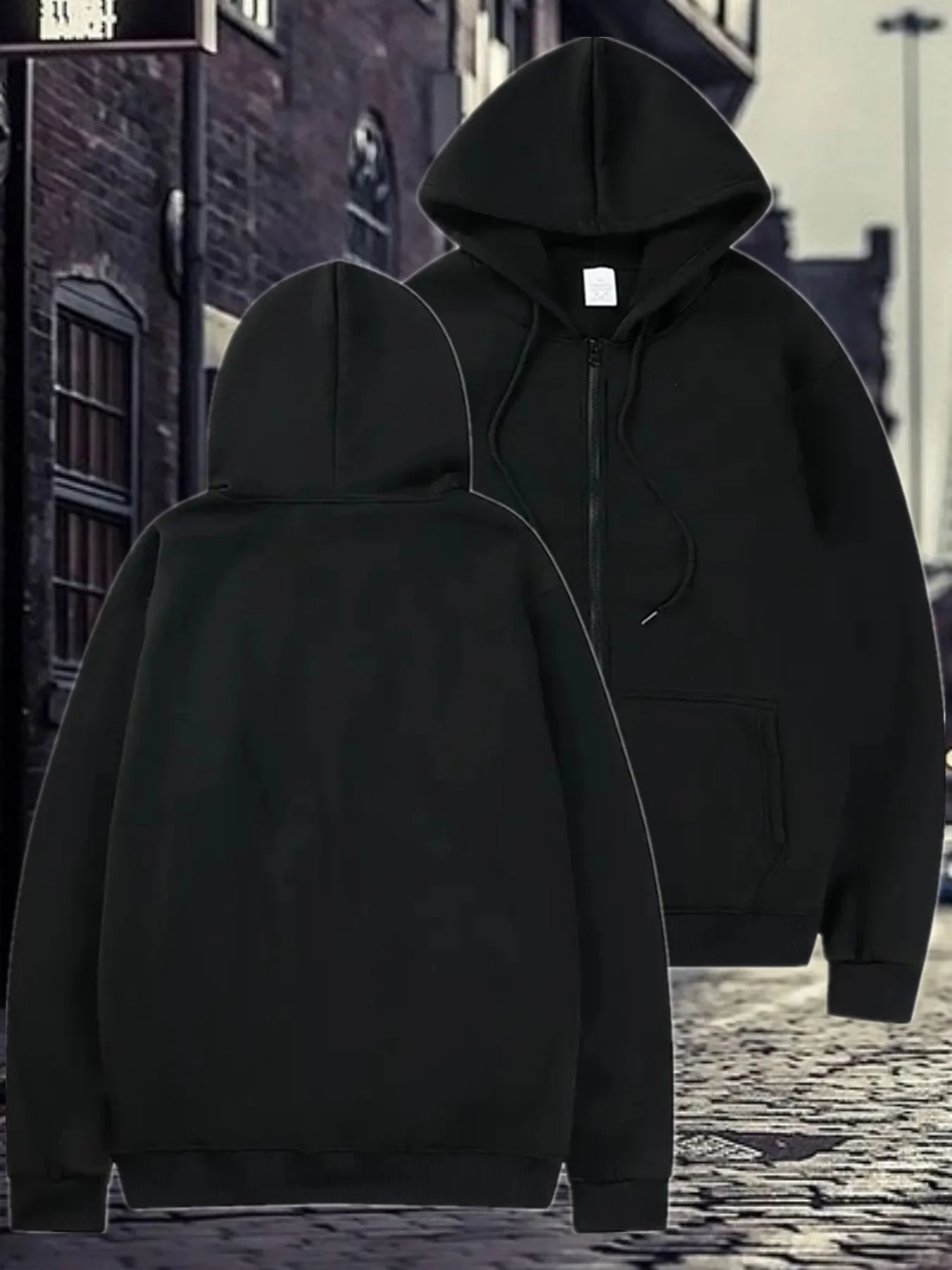 Мужская толстовка с капюшоном - Фотография_2