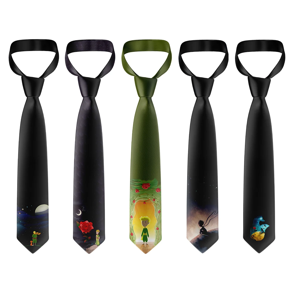 Галстуки с аниме мультяшным принцем - Фотография_2