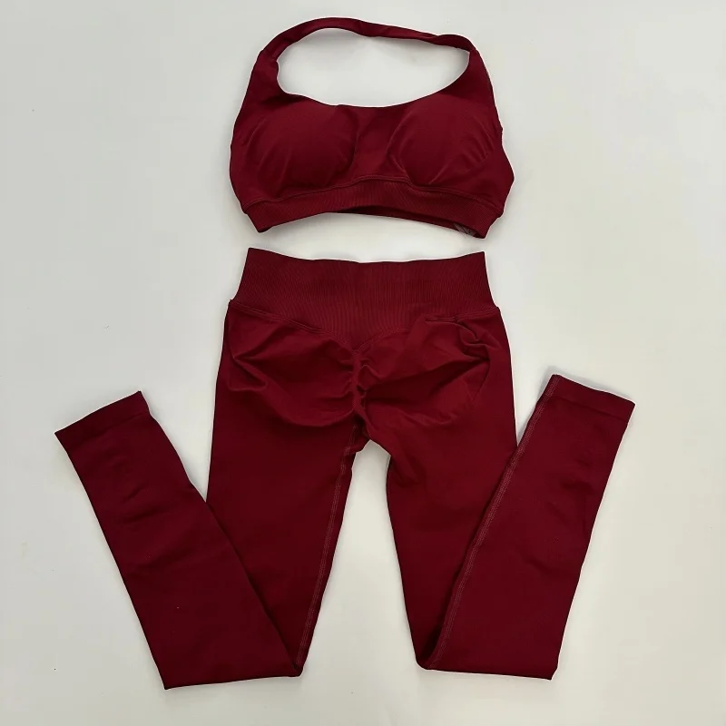 Комплекты леггинсов для йоги без логотипа для женщин - Фотография_4