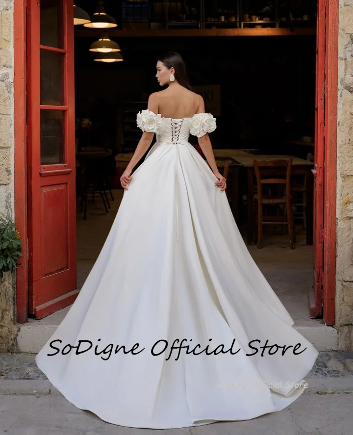 Современные атласные свадебные - Фотография_4