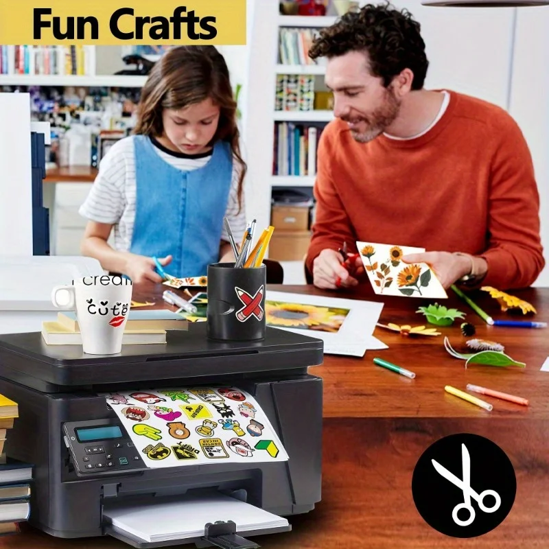 50 листов самоклеящихся этикеток формата а4 — матовая и блестящая отделка - Фотография_6