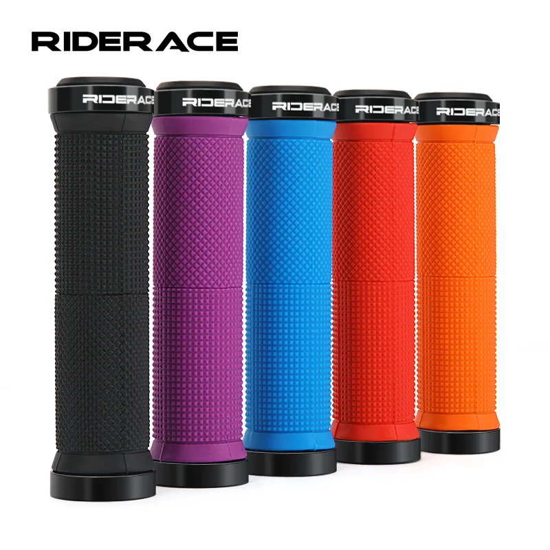 Riderace велосипедные ручки с замком на mtb