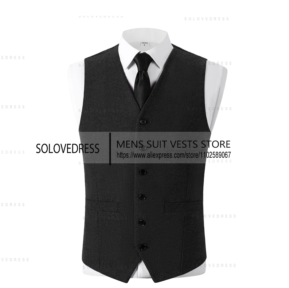 Мужской жилет с v-образным вырезом - Фотография_5