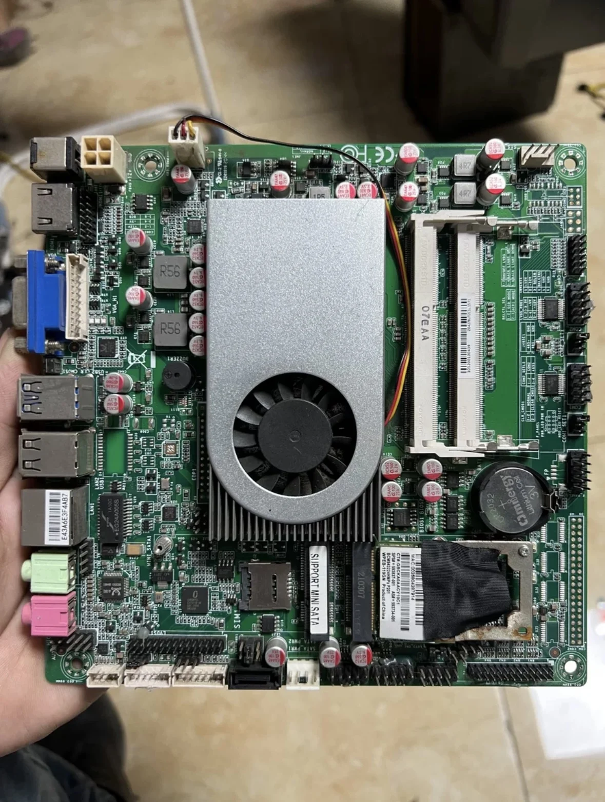 Плата h81m-itx +i5-4278u нормальное