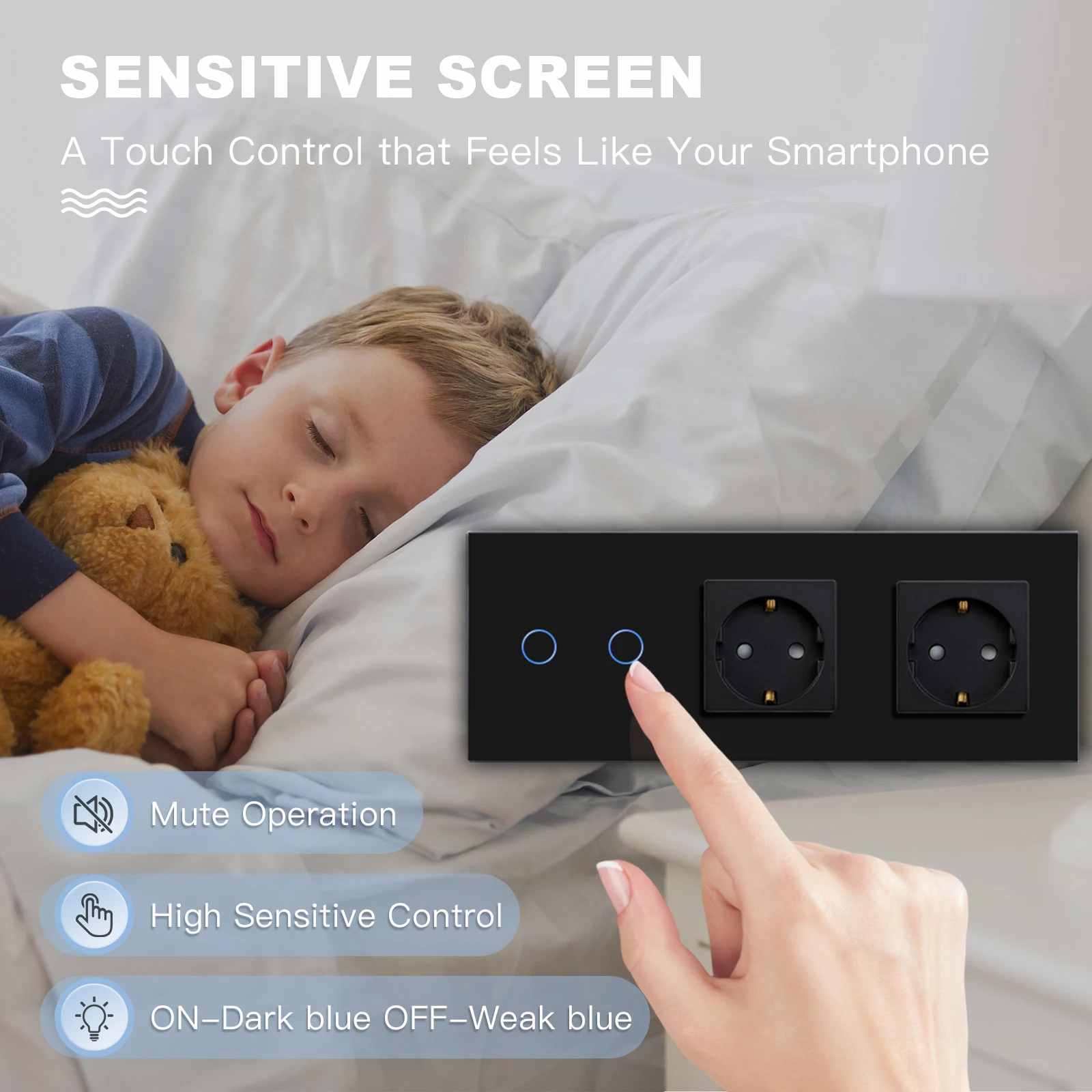 Сенсорные выключатели света bseed - Фотография_3