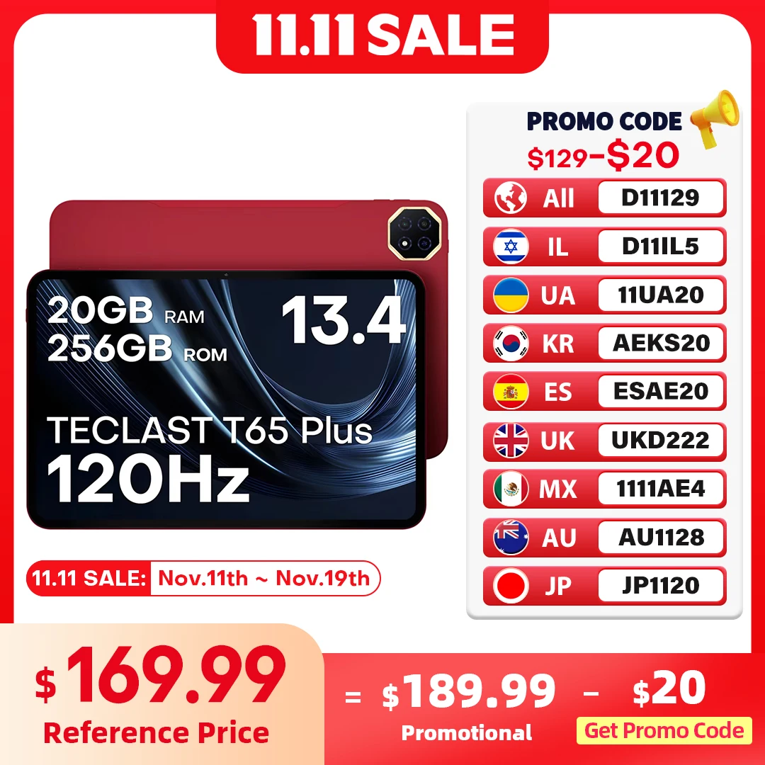 Новый планшет teclast t65 plus 13