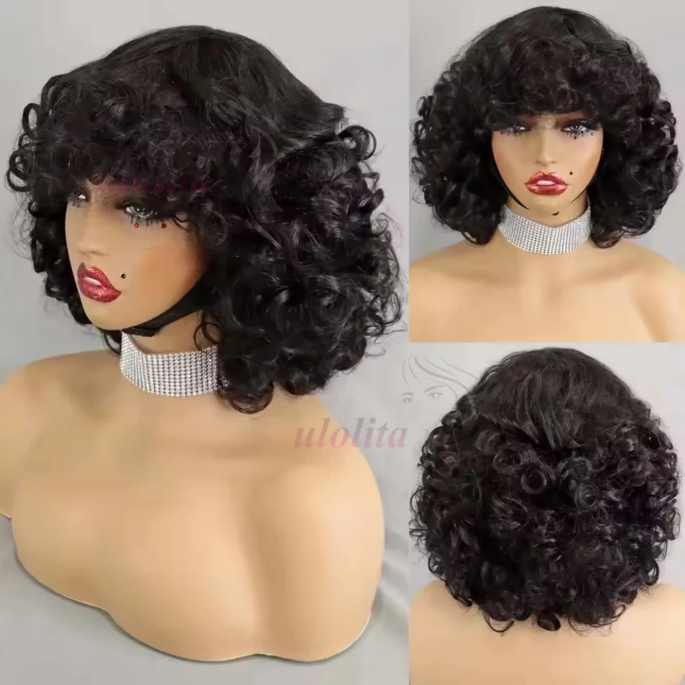 Готовый к ношению funmi curly полностью - Фотография_2