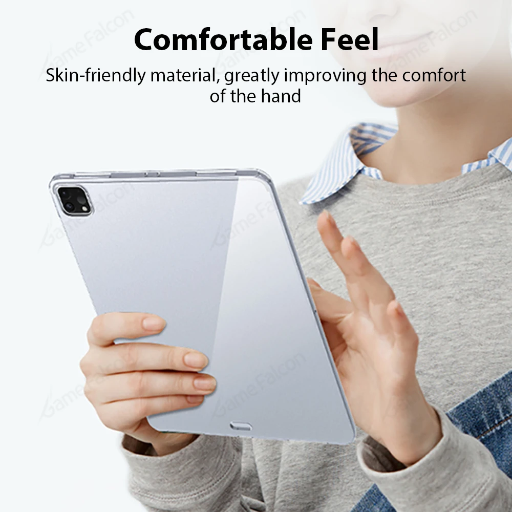 Прозрачный чехол для ipad pro 13 11 m4 m2 2024 12 - Фотография_5