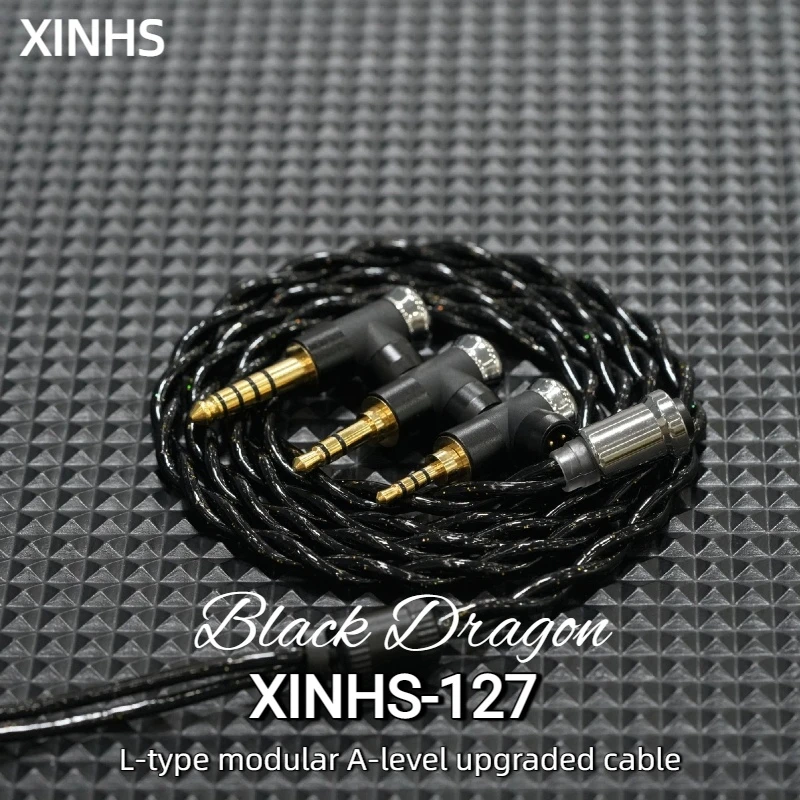 Xinhs-127 hi-fi кабель для обновления наушников l-образный модульный 2