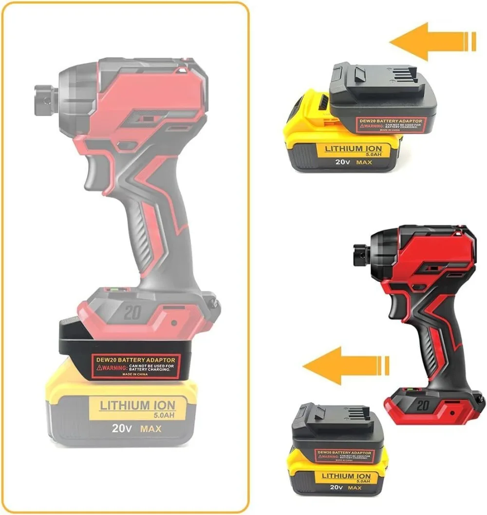 Адаптер для аккумулятора dewalt 18 в 20 в - Фотография_3
