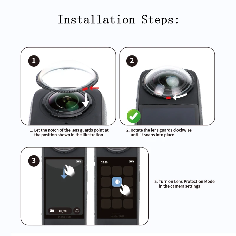 Для insta360 x5 x4 защитные ограждения - Фотография_4