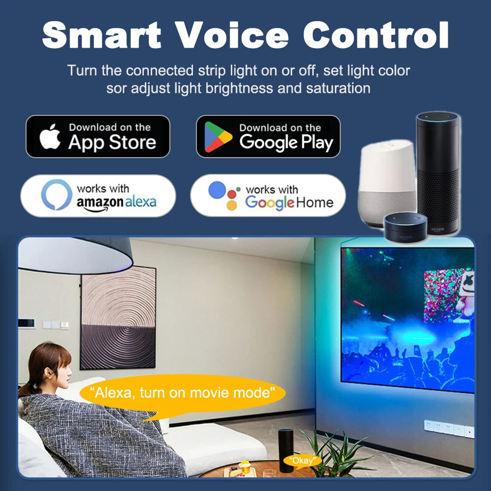 Smart ambient tv светодиодная подсветка hdmi 2 - Фотография_4