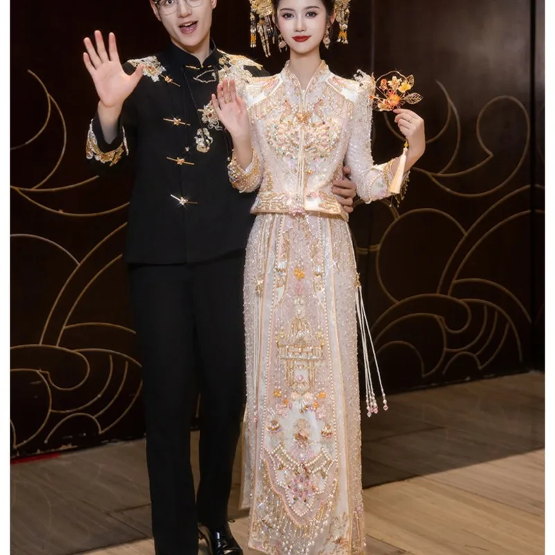 Новое свадебное платье цвета шампанского - Фотография_4