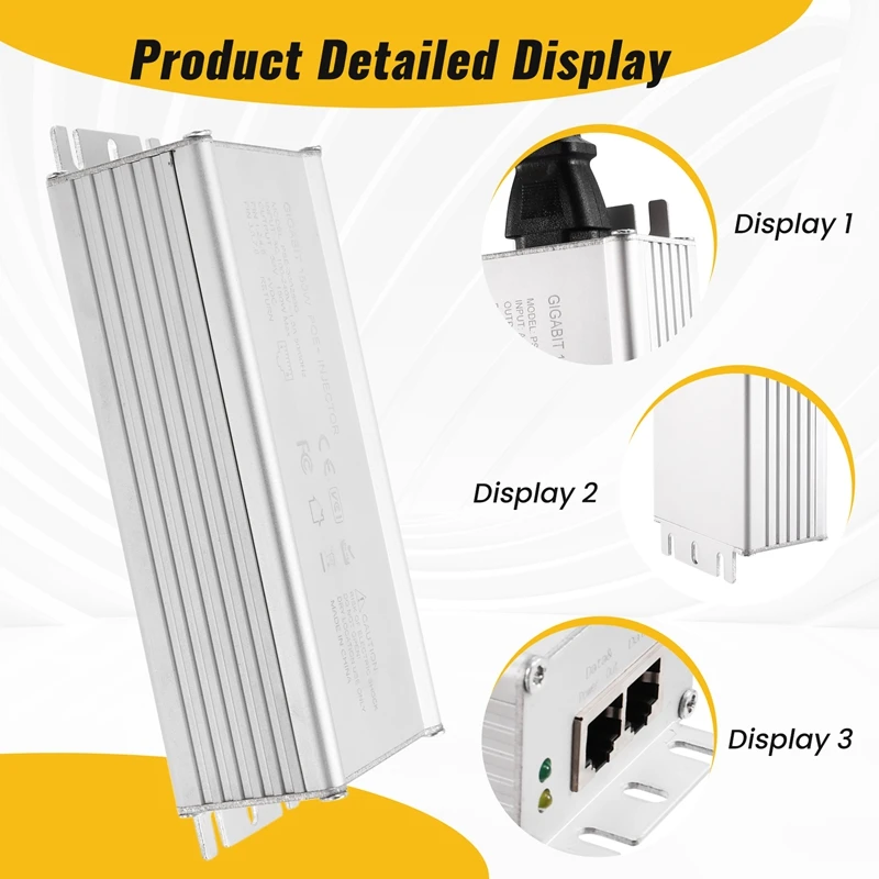 150 вт пассивный инжектор poe | 110–240 в переменного тока - Фотография_3