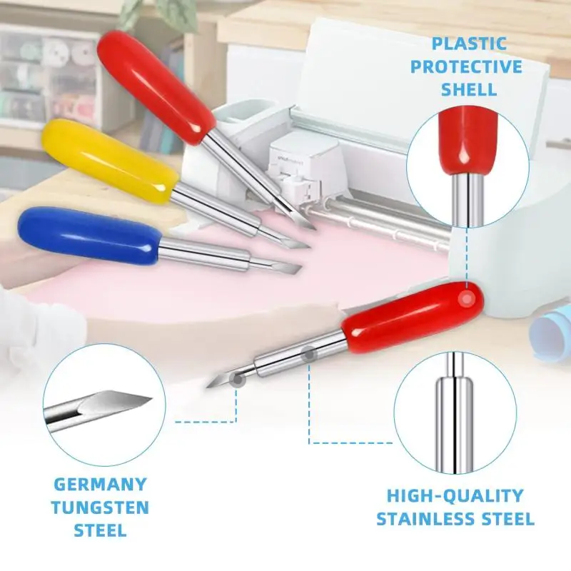 30/45/60 градусов сменные лезвия для плоттера roland cricut - Фотография_3
