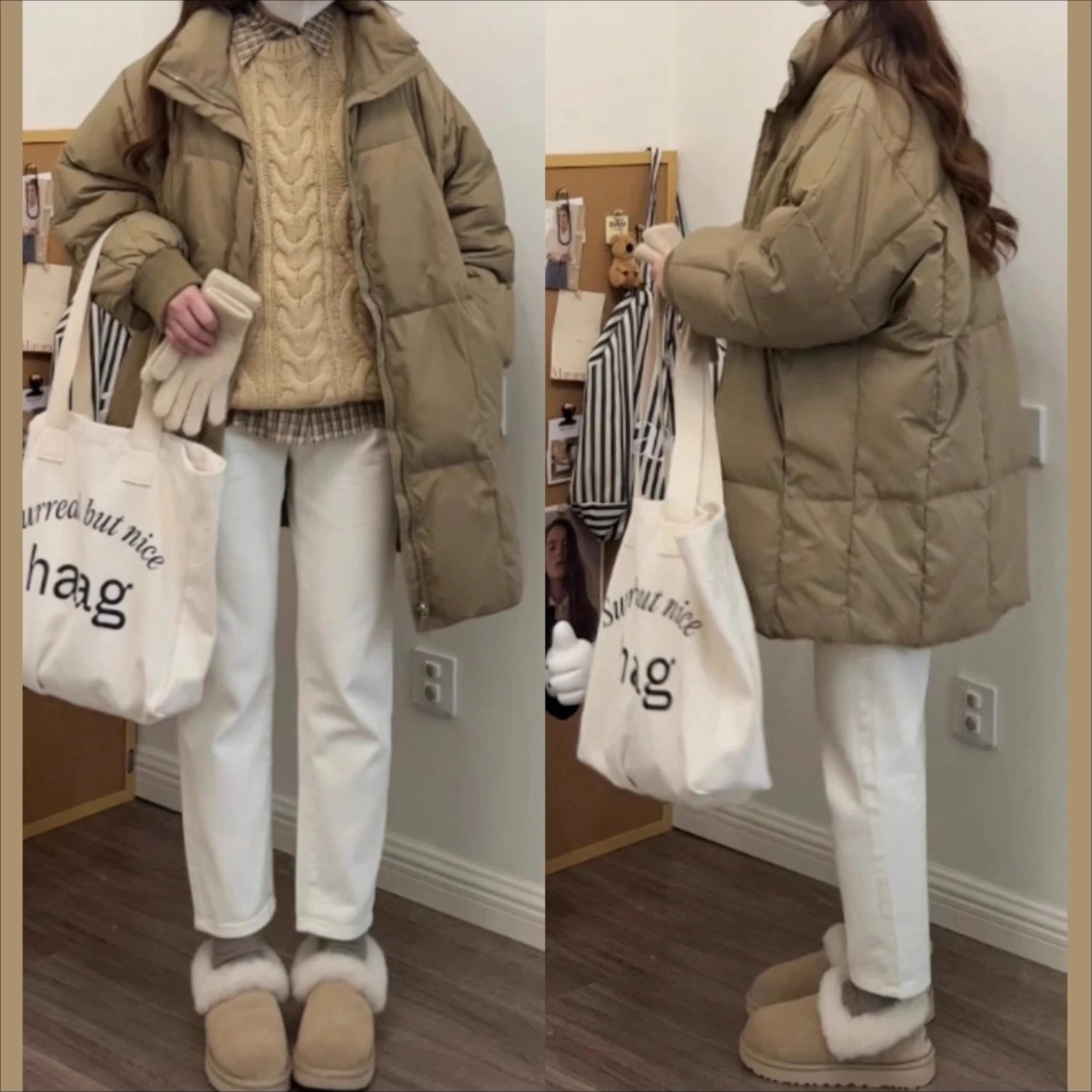 Пальто-парки, женские однотонные куртки средней длины