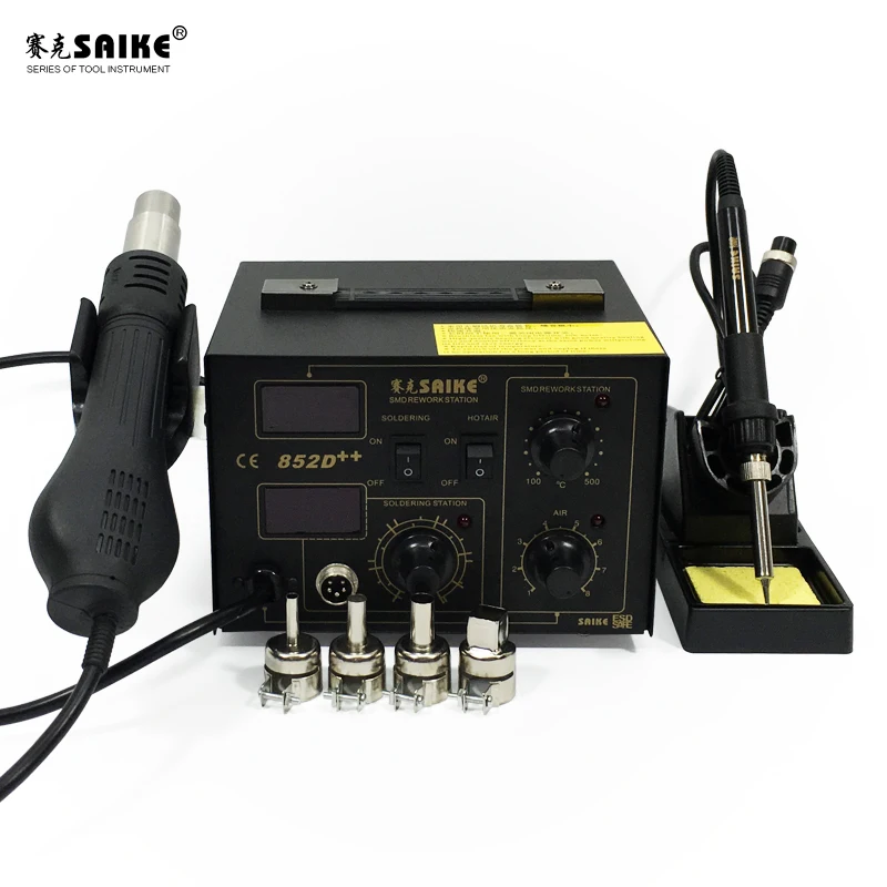Saike 852d++ паяльная станция электрический