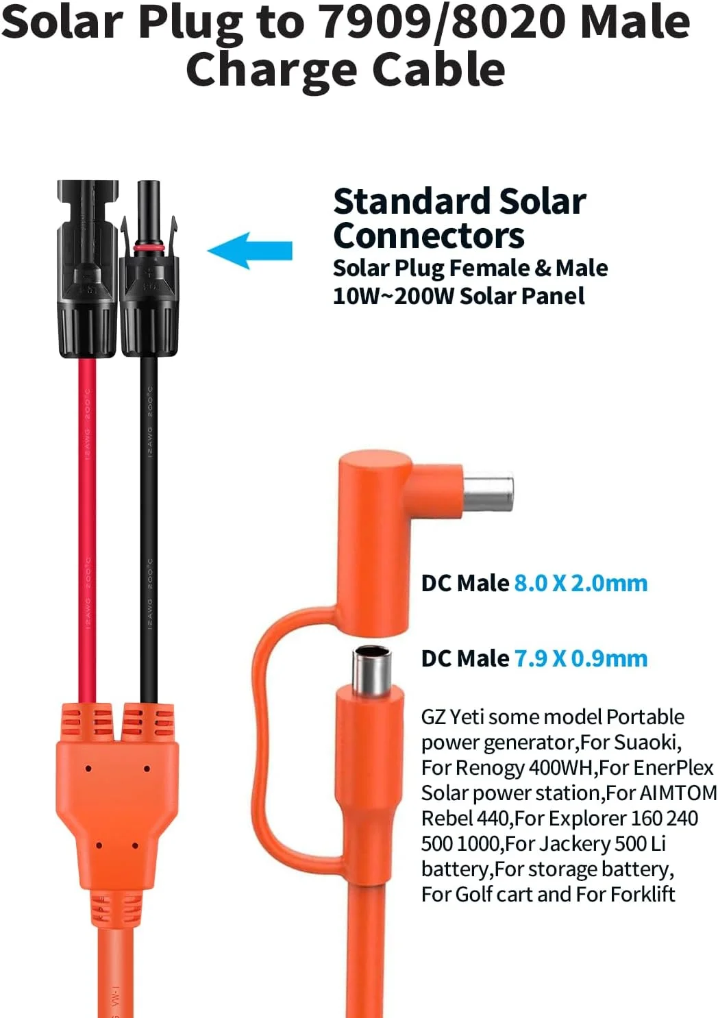 Jmuytop 14awg кабель солнечной - Фотография_2